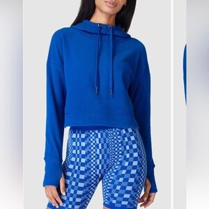 NWT-Sweaty Betty Escape Luxe Crop Hoodie